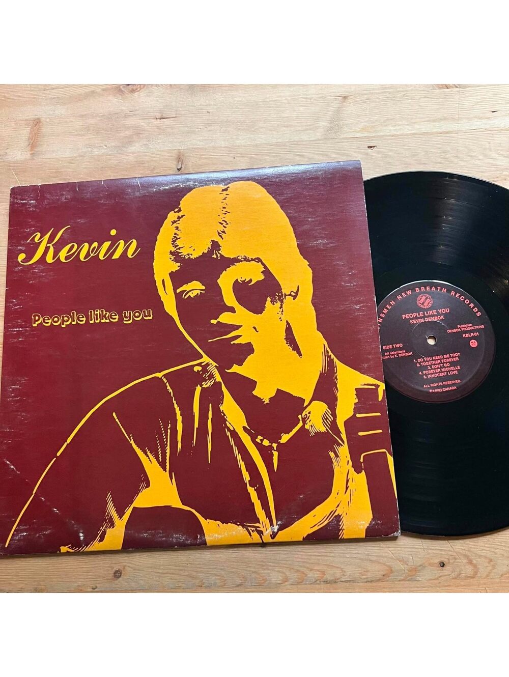 Kevin Denbok - People Like You 33rpm VG+ VR26